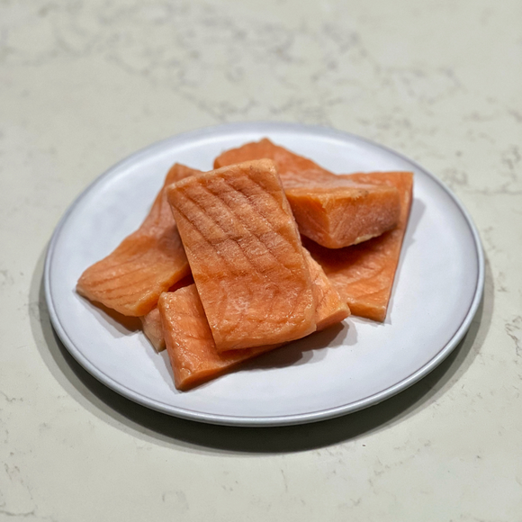Salmon Belly Cubes