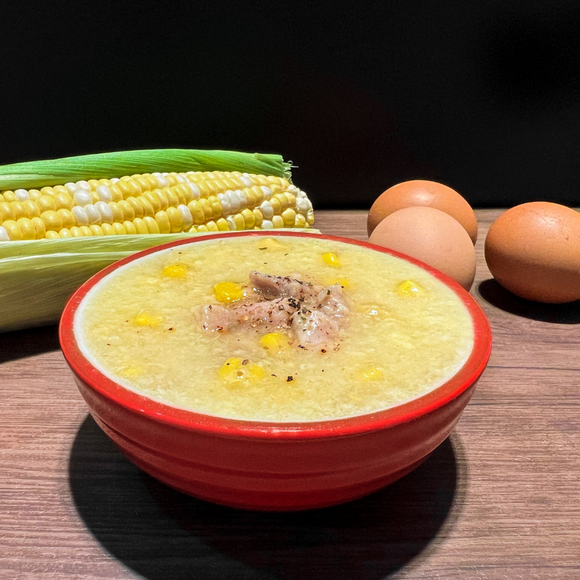 Golden Corn and Chicken Soup