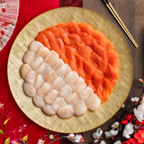 Salmon Scallop Sashimi Platter